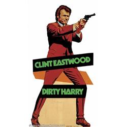 Dirty Harry (Warner Brothers, 1971). Standee. This is the only standee pictured in the pressbook...