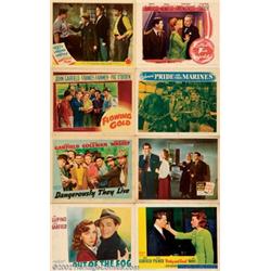 John Garfield Lobby Cards (Warner Brothers, 1939). (10) Lobby Cards (11" X 14"). Offered here is...