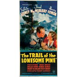 Trail of the Lonesome Pine, The (Paramount, 1936). Three Sheet (41" X 81") This film was the firs...