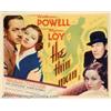 Image 1 : Thin Man, The (MGM, 1934). Half Sheet (22" X 28"). Director Woody Van Dyke shot this film in two...