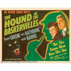 Hound Of The Baskervilles, The (20th Century Fox, 1939). Half Sheet (22" X 28"). Basil Rathbone m...