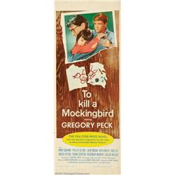 To Kill a Mockingbird (Universal, 1963). Insert (14" X 36") The insert and the Three Sheet are th...