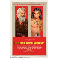 Ten Commandments, The (Paramount, 1956). One Sheet (27" X 41") Style B. This poster often called...
