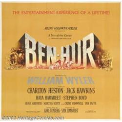 Ben-Hur (MGM, 1959). Six Sheet (81" X 81"). Charlton Heston was cast by legendary director Willia...
