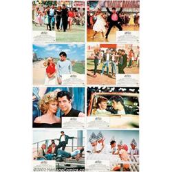 Grease (Paramount, 1978). Lobby Card Set (11" X14") This is one of the few examples of a more con...