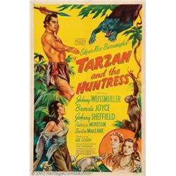 Tarzan and the Huntress (RKO, 1947). One Sheet (27" X 41"). One of the most popular of the later...