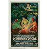 Image 1 : Adventures of Robinson Crusoe (Universal, 1922). One Sheet (27" X 41"). Universal was an early pr...
