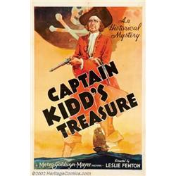 Captain Kidd's Treasure (MGM, 1938). ). One Sheet (27" X 41"). There's been a lot of interest in...