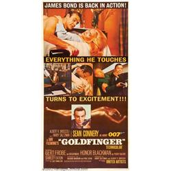 Goldfinger (United Artists, 1964). Three Sheet (41  X 81 ). One of the best posters in the Bond s...