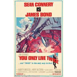You Only Live Twice (United Artists, 1967). 40x60. James Bond starts turning Japanese in this hig...