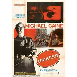 Ipcress File, The (Rank, 1965). Italian 4 Fogli (55" X 78"). This was the first of the British-ma...