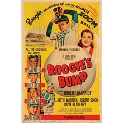 Roogie's Bump (Republic, 1954). One Sheet (27" X 41"). Little Republic film about a kid with a bu...