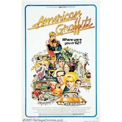 American Graffiti (Universal, 1973). One Sheet (27  X 41 ). The movie asked,  Where were you in '...