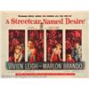 Image 1 : Streetcar Named Desire, A (Warner Brothers, 1951). Half Sheet (22" X 28"). Marlon Brando became t...