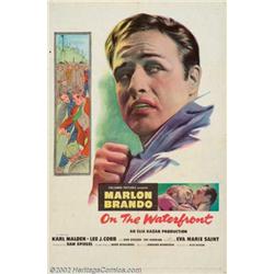 On the Waterfront (Columbia, 1954). One Sheet (27" X 41"). Marlon Brando turned in a tour de forc...