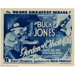 Gordon of Ghost City (Universal, 1933). Title Lobby Card (11  X 14 )Beautiful duotone title card...