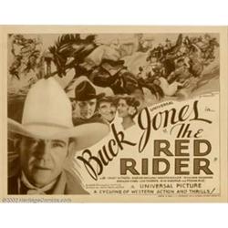 Red Rider (Universal, 1934). Title Lobby Card (11" X 14"). Great card for one of Jones early seri...