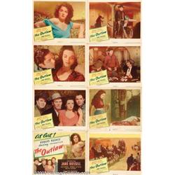 Outlaw, The (United Artists, 1946). Lobby Card Set (11" X 14"). This controversial western was ma...