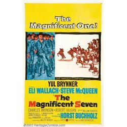 The Magnificent Seven (United Artists, 1960). One Sheet (27  X 41 ). Based on Akira Kurosawa's  T...