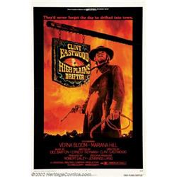 High Plains Drifter (Universal, 1973). One Sheet (27" X 41"). Clint Eastwood rides into town and...