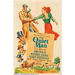 The Quiet Man (Republic, 1950). One Sheet (27" X 41"). John Ford's personal favorite of all of hi...