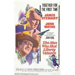 The Man Who Shot Liberty Valence (Paramount, 1962). One Sheet (27" X 41"). James Stewart stars as...