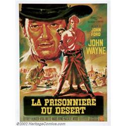 Searchers, The (Warner Brothers, 1956). French Petite (22  X 30 ).  The Searchers  is considered...