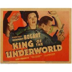 King of the Underworld (Warner Brothers, 1939). Title Lobby Card (11" X 14"). Humphrey Bogart sta...