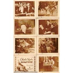 Sunnyside (First National, 1919). Lobby Card Set (11" X 14"). Very rare original set of sepia-ton...