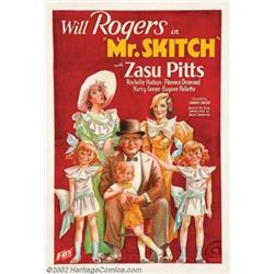 Mr. Skitch (Fox, 1933). One Sheet (27" X 41") Will Rogers is the head of a large family that fall...