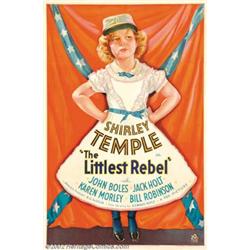 Littlest Rebel, The (Fox, 1935). One Sheet (27" X 41"). Shirley Temple stars in this story of a m...