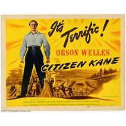 Citizen Kane (RKO, 1941). Title Lobby Card (11" X 14"). Any poster from what most critics call th...