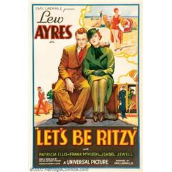 Let's Be Ritzy (Universal, 1934). One Sheet(27" X 41") Universal Studios produced some of the mos...