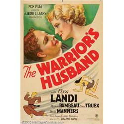 Warrior's Husband, The (Fox, 1933). One Sheet (27" X 41") Based on a Broadway production that sta...