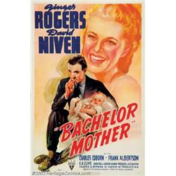 Bachelor Mother (RKO, 1939). One Sheet (27  X 41 ) This beautiful RKO poster is from the delightf...