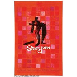 Saint Joan (United Artists, 1957). One Sheet (27" X 41"). Otto Preminger's version of the life of...