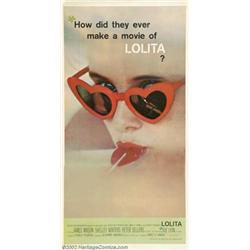 Lolita (United Artists, 1962). Three Sheet (41" X 81"). Throughout the years, Stanley Kubrick has...