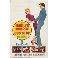 Bus Stop (20th Century Fox, 1956). One Sheet (27" X 41"). Marilyn Monroe turned in a classic perf...