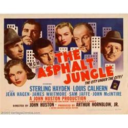 Asphalt Jungle (MGM, 1950). Title Lobby Card (11" X 14"). Near Mint.  Important notice: We expect...