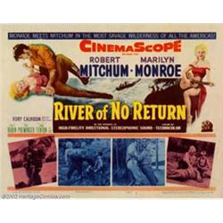 River of No Return (20th Century Fox, 1954). Title Lobby Card (11  X 14 ).Near Mint.  Important n...