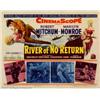Image 1 : River of No Return (20th Century Fox, 1954). Title Lobby Card (11" X 14").Near Mint.  Important n...