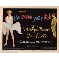 Seven Year Itch, The (20th Century Fox, 1955). Title Lobby Card (11  X 14 ). This is THE title ca...