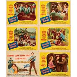 Love Me Tender (Twentieth Century Fox, 1956). Lobby Card Set (11" X 14") Cards #6 & #8 missing. F...