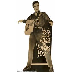 Loving You (Paramount, 1957). Standee. This very rare standee is undoubtedly one of the few still...
