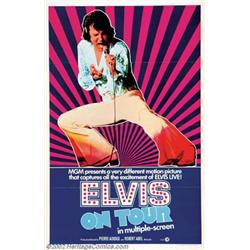 Elvis on Tour (MGM, 1972). One Sheet (27  X 41 ). Toward the end of the King's career, there were...