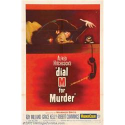 Dial M For Murder (Warner Brothers, 1954). One Sheet (27" X 41"). Grace Kelly made her first film...