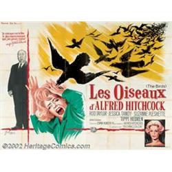 Birds, The (Universal, 1963). French (10) Panel. This magnificent image is the equivalent of our...