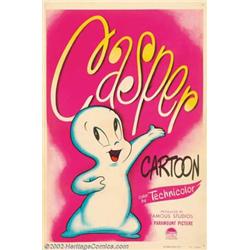Casper (Paramount, 1950). One Sheet (27" X 41"). After Max and Dave Fleischer were forced out of...