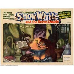 Snow White and the Seven Dwarfs (RKO, 1937). Lobby Card (11" X 14"). This is the most sought afte...