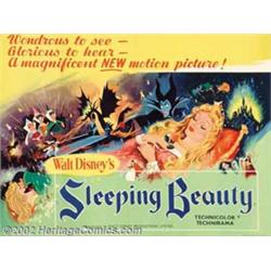 Sleeping Beauty (Buena Vista, 1959). British Quad. Designer Eyvind Earle's art was used throughou...
